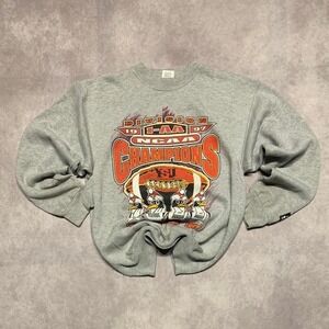 Vintage 90s Starter YSU Penguins NCAA Football Crewneck Sweater